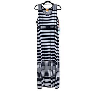 New Ruby Rd. Take It To The Maxi Dress Size L